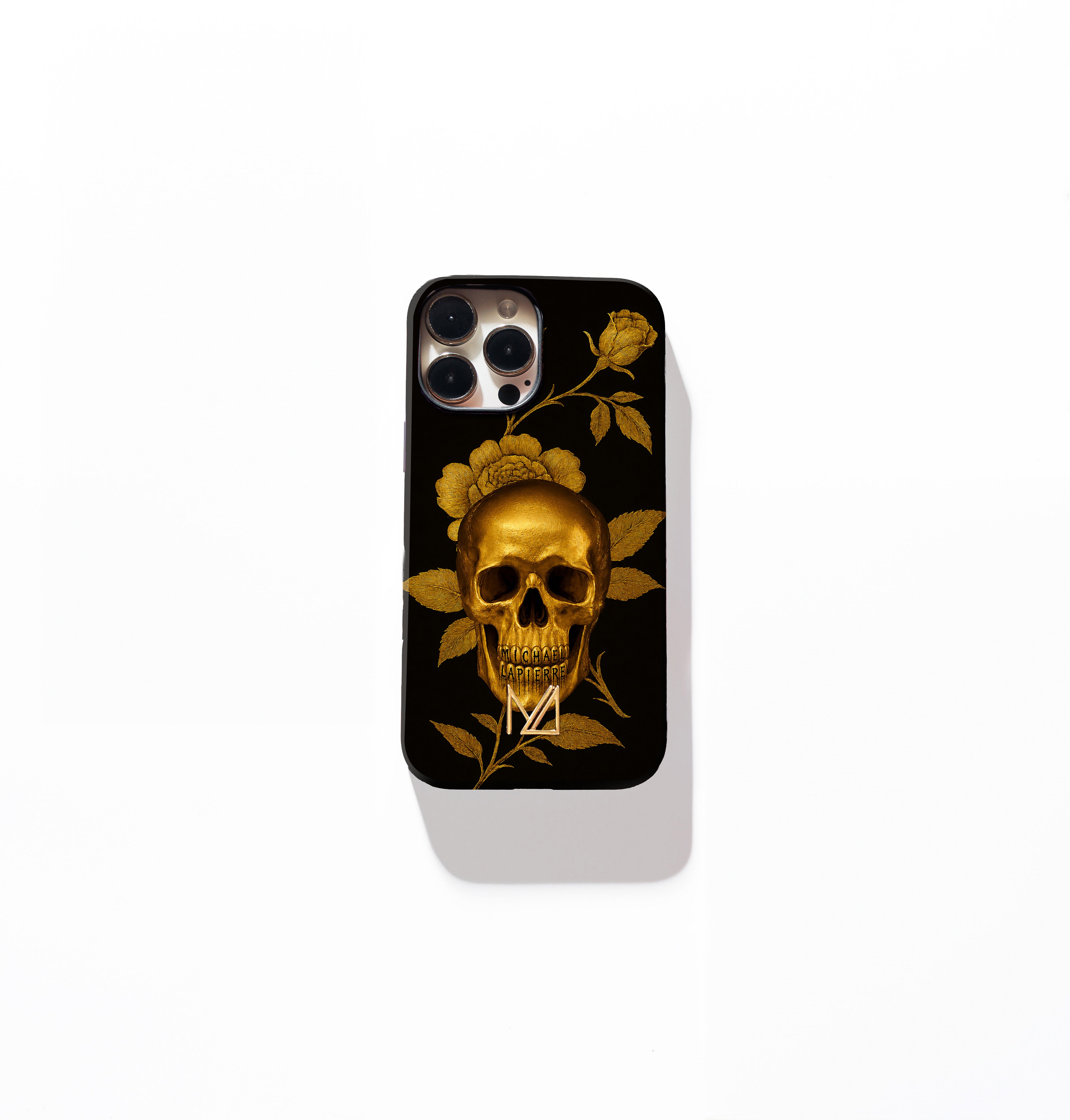 The Golden Baroque Skull Case