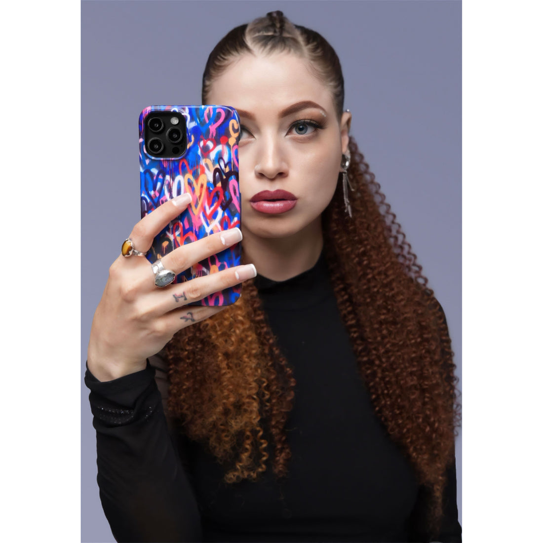 ML Graffiti Hearts Case